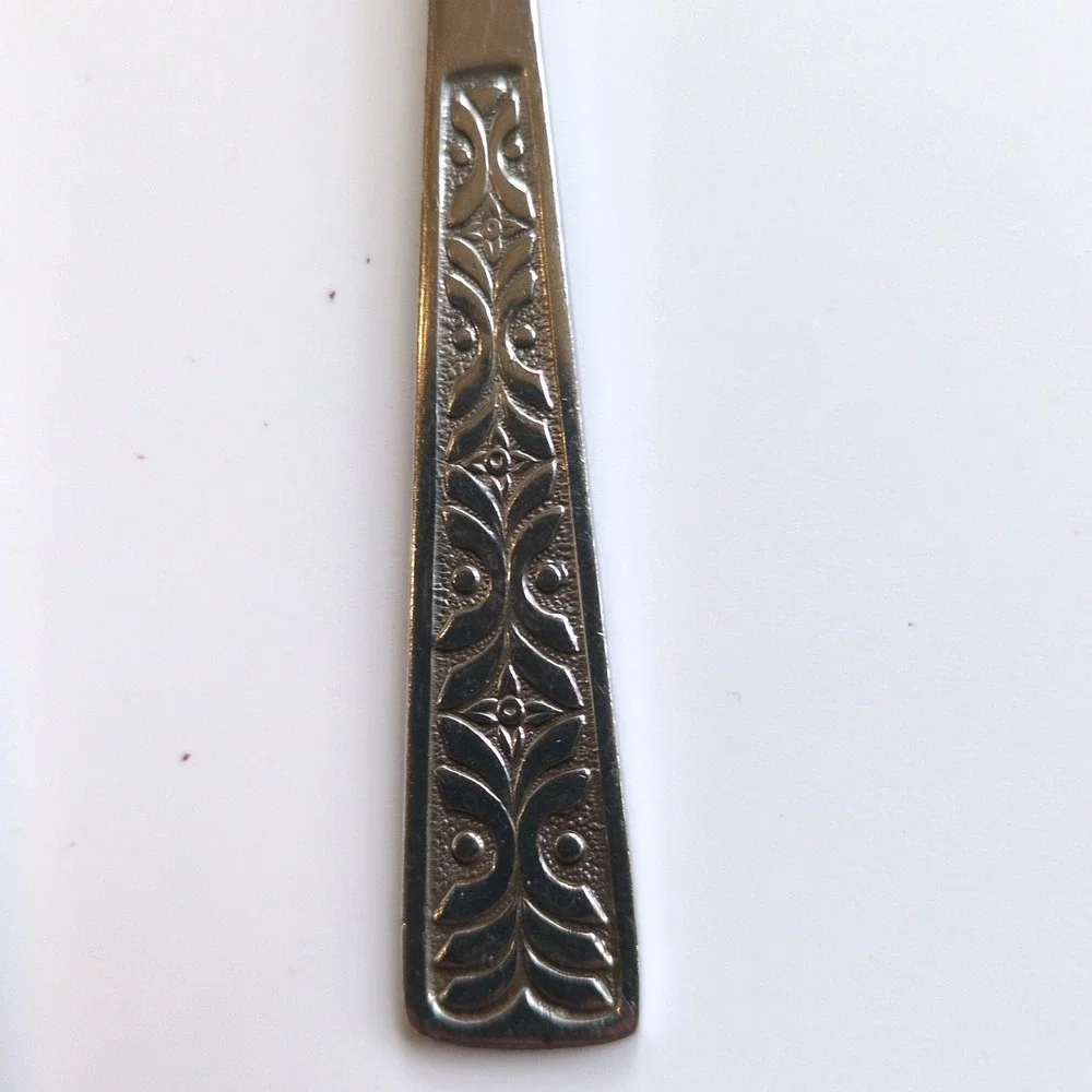Vintage MCM Alhambra Stainless Japan Salad Dessert Fork - Set‎ of 4 Retro